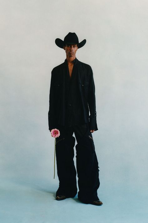 Western Outfits Mens, Cowboy Outfit For Men, Cowboy Men, Modern Cowboy, Cowboy Aesthetic, Black Cowboys, Greg Lauren, 일본 패션, Urban Cowboy