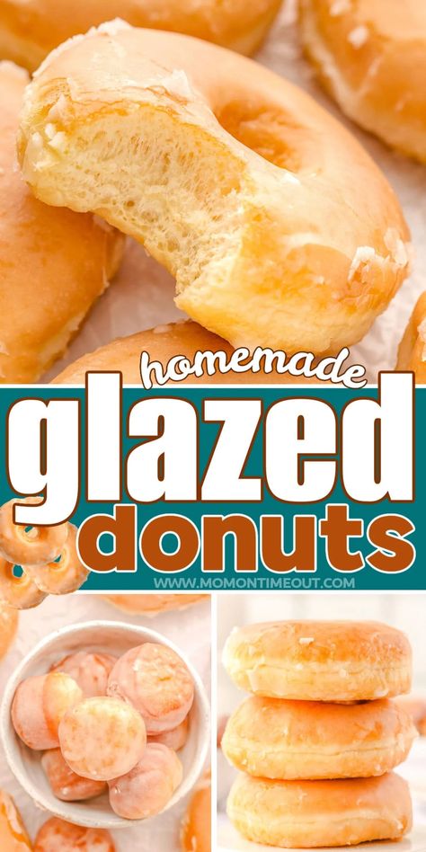 Easy Donut Recipe No Yeast, Homemade Donuts Recipe Easy, Donut Recipe No Yeast, Glazed Donut Recipe, Homemade Glazed Donuts, Glazed Donuts Recipe, Donut Glaze Recipes, Donuts Homemade, Baking Guide