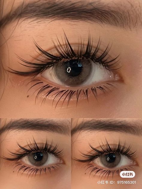 Natural Fake Lashes, Anime Lashes, Volume Eyelashes, Lashes Natural Look, Natural Fake Eyelashes, Manga Lashes, Lashes Fake Eyelashes, Perfect Eyelashes, Cute Eye Makeup