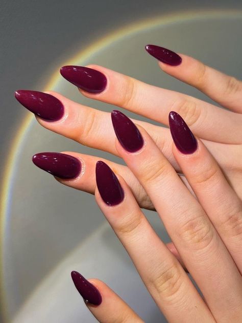 Kutek Disney, Wine Nails, February Nails, Smink Inspiration, Her Nails, Shiny Nails, Makijaż Smokey Eye, Thanksgiving Nails, Red Nail