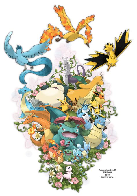 like no one ever was Pokemon 1st Generation, Pokemon Sleeves, Gen 1 Pokemon, Pokemon Photo, Pokemon Starters, Mythical Pokemon, Pokemon Tattoo, Pokémon Art, Pokemon Images