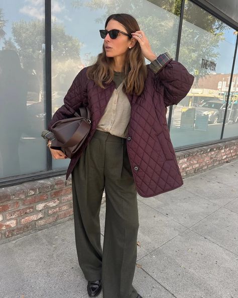 Where to Shop the Best Fall Fashion Trends We're Seeing in NYC | Who What Wear Barn Jacket Outfits, Fall Winter Capsule Wardrobe, Nyc Neighborhoods, Nyc Fall, Barn Jacket, How To Make Brown, Winter Capsule Wardrobe, Double Denim, Fashion People