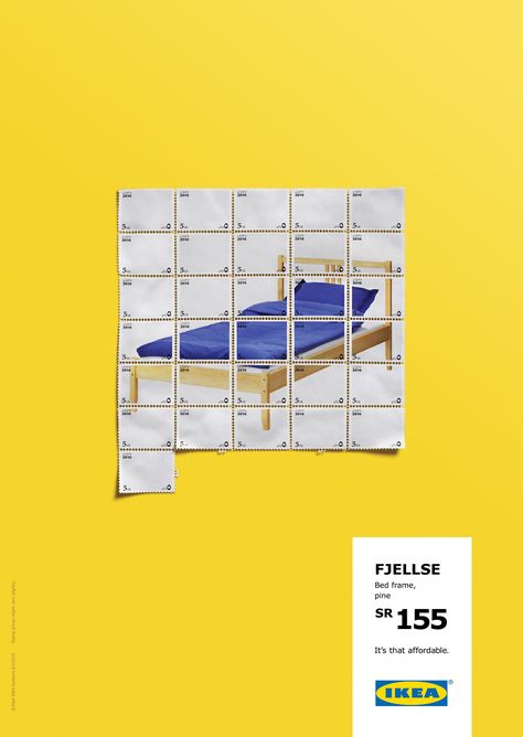 The campaign was made for IKEA Saudi Arabia. Ikea Ads, Ikea Poster, Ikea Ad, Bed Ikea, Ogilvy Mather, Guerrilla Marketing, Ikea New, Logos Retro, 달력 디자인