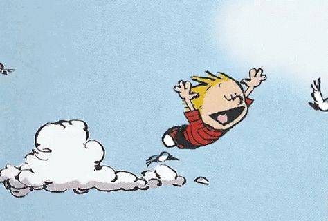 Calvin Flying GIF - CalvinAndHobbes Calvin Fly - Discover & Share GIFs Best Calvin And Hobbes, Fly Gif, Snoopy Gif, Calvin Und Hobbes, Calvin And Hobbes Quotes, Calvin Y Hobbes, Beste Gif, Calvin And Hobbes Comics, Free! Gif