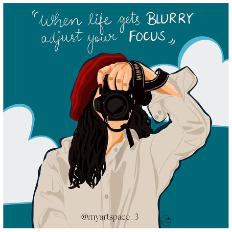 When life gets blurry , adjust your focus 🌟🤠 Illustrated on @procreate 😍🤩 #digitalart #digitalartist #digitalillustration #quotes #lifequotes #womenentrepreneurs #posters #art #artist #artistsoninstagram #myartspace_3 Art Artist, Digital Illustration, Digital Artist, Life Quotes, Digital Art, Quotes, Quick Saves, Instagram, Art