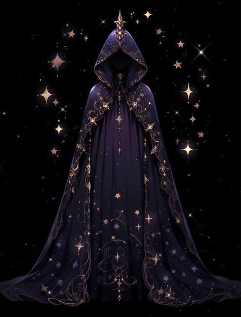 Star Magic Ball Gowns, Fictional Clothes, Eid Mubarak Wallpaper, Dnd Magic, Forest Clock, Gothic Princess, Gala Fashion, Dress Design Drawing, Queen Outfit