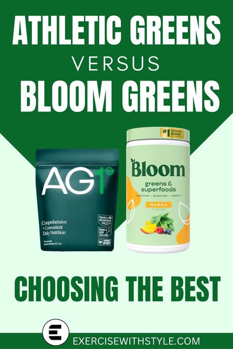 Lost in the greens aisle? We've been there. Navigate the Athletic Greens vs. Bloom Greens debate with our detailed breakdown. Uncover the unique qualities, benefits, and pricing to make an educated choice. Your journey to optimal health begins with clarity. Let's dive in! #HealthChoices #GreensDecision Ag1 Athletic Greens Recipes, Bloom Greens, Best Greens, Powder Supplements, Athletic Greens, Superfood Supplements, Anti Inflammation, Green Powder, Optimal Health