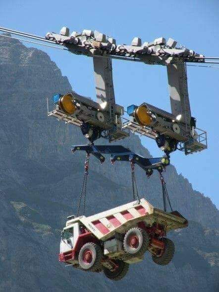 Because sometimes you just need a lift! #HeavyEquipment #RockandDirt Truk Besar, Wow Photo, Heavy Construction Equipment, Construction Machines, Mining Equipment, Big Boy Toys, Heavy Machinery, Dump Trucks, Construction Vehicles