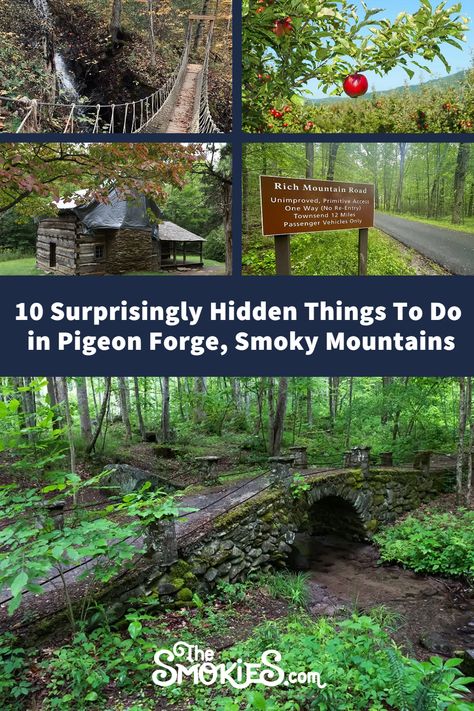 Think you've seen it all in Pigeon Forge? 😕 Think again! We're sharing 10 surprisingly hidden things to do in this popular Smoky Mountain destination that you'll love! 💖 From off-the-beaten-path trails to hidden gems, there's plenty to discover. 🌲🏞️ Check it out! ➡️ https://www.thesmokies.com/hidden-things-to-do-pigeon-forge/