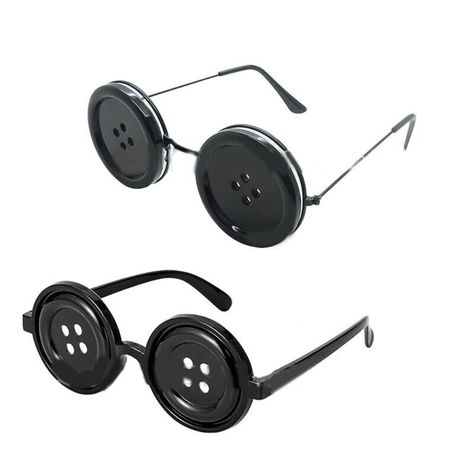 Button Eyes Glasses Coralines Merchandise for Halloween Dress Up Party Features: Coralines button eyes glasses for your cosplay, then these glasses are honestly amazing! they will just look the part and produce some amazing photos Material,novelty funny eyewear make of plastic material,durable.comfortable to wear. One size,suitable for most people,women men Visibility,yes you can see out of them too! the holes have been placed in certain position to ensure you can see out of them too! how amazing! Wonderful sweet warm for friend family or yourself. Specifications: Material:Plastic Style;1,2 Package Includes: 1 Piece Coralines Button Eyes Glasses note: Please allow 1-2cm errors due to manual measurement. Due to the difference betweeen different monitors,the picture may not reflect the actua Other Mother Costume, Coraline Button Eyes, Coraline Button, Halloween Fantasia, Coraline Costume, Eyes Glasses, Other Mother, Your Cosplay, Funny Glasses