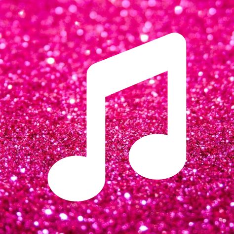 Pink Glitter Icons, Barbie App Icons, Itunes App Icon, Aesthetic Pink Glitter, Icon For Iphone, Iphone Background Glitter, Ipad Widgets, Background Glitter, App Store Icon