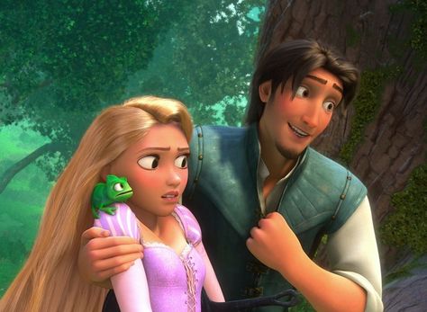 Flynn And Rapunzel, Flynn Rider And Rapunzel, Snuggly Duckling, Tangled Wallpaper, Disney Movie Art, Cute Disney Characters, Rapunzel And Flynn, Rapunzel And Eugene, Flynn Rider