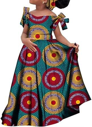 XIAOHUAGUA Kids Girls African Dashiki Dress Printed Vestidos Kids Cute Party Dresses African Dress For Kids, Kids African Dresses, Party Dresses For Kids, Cute Party Dresses, African Dashiki Dress, African Party Dresses, Dashiki Dress, Dresses For Kids, Cute Dresses For Party