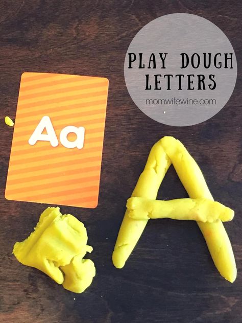 Play Dough Letters #learning #toddler #playdough #letters #preschool Learning To Write Letters, Playdough Table, Alphabet Learning Games, Playdough Letters, Letters Preschool, Letter Games, Write Letters, Alphabet Games, Letter Activities