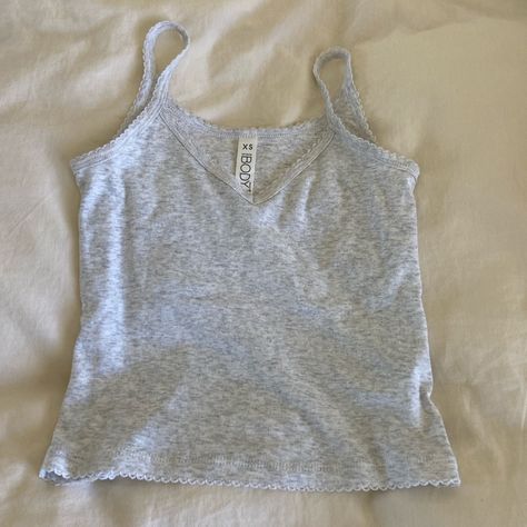 The Cutest Softest Heather Grey V Neck Tank. Brand New Never Worn But I Ripped Off The Tags When I Tried It On So I Wasn’t Able To Return It :( Message Me With Any Questions! Basic Cami Top For Spring, Yellow Halter Top, 23 Birthday, Mall Shopping, Jason Grace, Dream Aesthetic, Xmas List, Yellow Tank Top, Clothing Pieces