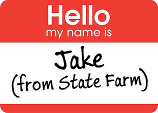 Jake From State Farm Costume, Name Tag Printable, Farm Costumes, Jake From State Farm, Free Printable Tags, Wallpaper Iphone Summer, Farm Logo, Hipster Wallpaper, Farm Art