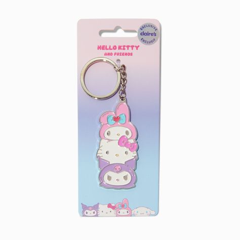 Backpack Accessories Keychain, Hello Kitty Keychains, Cute Pins For Backpacks, Claires Accessories, Sanrio Products, Basic Accessories, Mermaid Bag, Cute Keychains, Sensitive Ears Earrings