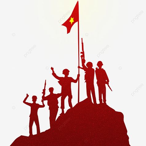 Viet Nam Art, Vietnam Independence Day, E-learning Design, Destop Wallpaper, Revolution Poster, Vietnam Flag, Independence Day Poster, History Background, Us Independence Day