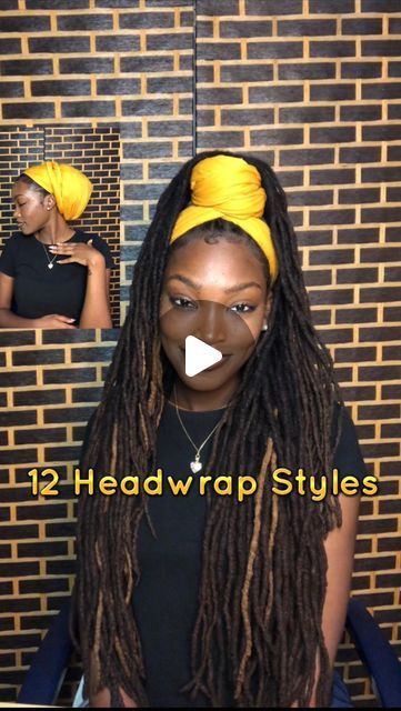 Latonya | Locs | Island Life on Instagram: "12 quick and easy wrap styles 💛 | YT tutorial live on my channel: LatonyaTropicana 🫶🏾  (We made it to 500+ subscribers with only 4 videos 🥹🥹🥹)   Which one is your favourite?   After my birthday post, I got a few requests for a wrap tutorial so here we go ☺️! Enjoyyy 😘 . . . . . . . . . . .  . ###wraps #wrapstyles #locs #blackwomen #naturalhair #blackgirls #longlocs #blackgirlsrock #hair #locs #loclivin #locjourney #locnation #locd #locqueen #blackisbeautiful #blackbloggers #melaninmagic #caribbeangirl #hairreels #womenwithlocs #islandgirl #bl6ckgirls #locstyles #dreads #bhfyp #reels #explorepage" Diy Loc Hairstyles Black Women, Locs And Fashion Black Women, How To Wrap Locs At Night, Old Locs Hairstyles, Head Wrap With Locs, Loc Styles With Scarf, Loc Wrap Styles, Locs Headwrap Styles, Easy Loc Hairstyles