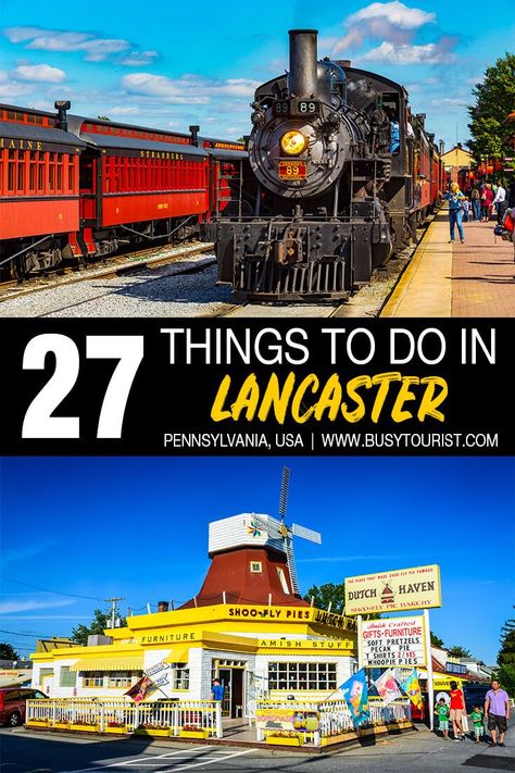 Pennsylvania Bucket List, Amish Country Pennsylvania, Pennsylvania Travel, Lancaster Pennsylvania, Us Travel Destinations, Vacation Usa, Summer Bucket List, Amish Country, Usa Travel Destinations