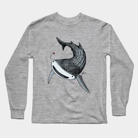 Whale shark loves you! -- Choose from our vast selection of Long Sleeve T-Shirts to match with your favorite design to make the perfect custom graphic Long Sleeve T-shirt. Pick your favorite: Classic or Premium. Customize your color! For men and women. Whale Shark Shirt, Whale Shirt, Shark Shirt, Whale Shark, Graphic Long Sleeve, Long Sleeve T Shirts, Long Sleeve T Shirt, Long Sleeve Tshirt, Men And Women