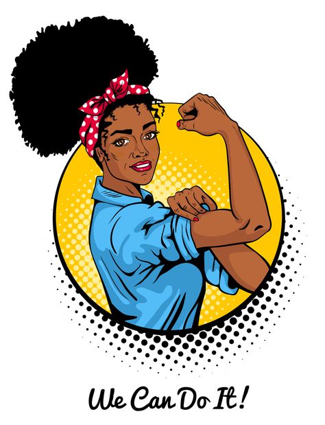 Woman Power, Power Pop, American Symbols, Wonder Women, Pop Art Posters, African Girl, Art Africain, Retro Comic, Black Art Pictures