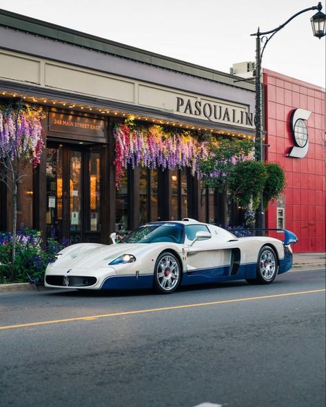 #Maserati #MC12 📸 zachbrehl Maserati Mc 12, Mc12 Maserati, Cars Party Theme, Muscle Car Rims, Cars Sketch, Chevy Hot Rod, Car Papercraft, Muscle Cars Camaro, Aesthetic Cars