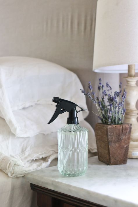 DIY Lavender Linen Spray Recipe Linen Spray Recipe, Lavender Room Spray, Lavender Linen Spray, Lavender Room, Diy Lavender, Lavender Linen, Lavender Recipes, Lavender Benefits, Mountain Rose Herbs