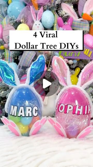 1M views · 81K likes | Micah Enriquez on Instagram: "4 Dollar Tree DIYs 🤩 Which one is your fav? 

#dollartree #diy #easter #easteydiy #diyeaster #dollartreediy #dollartreefinds #diyhomedecor #diyproject" Dollar Tree Easter Basket, Easter Goodie Bags, Diy Easter Basket, Adult Easter Baskets, Dollartree Diy, Dollar Tree Diys, Easter Things, Easter Egg Gifts, Easter 2024