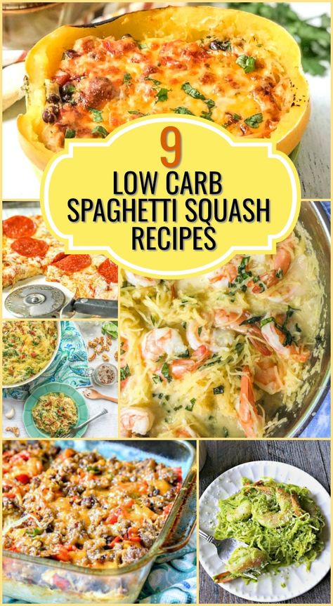 Low Carb Spaghetti Squash Recipes, Low Carb Spaghetti Squash, Healthy Squash Recipes, Spaghetti Squash Recipes Healthy, Spaghetti Squash Recipes Easy, Low Carb Spaghetti, Spaghetti Squash Recipe, Spaghetti Squash Casserole, Try Everything