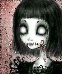 Creepy A Drawing, Dark Art, A Girl, Deviantart, Songs, Makeup, Hair, Black, Art