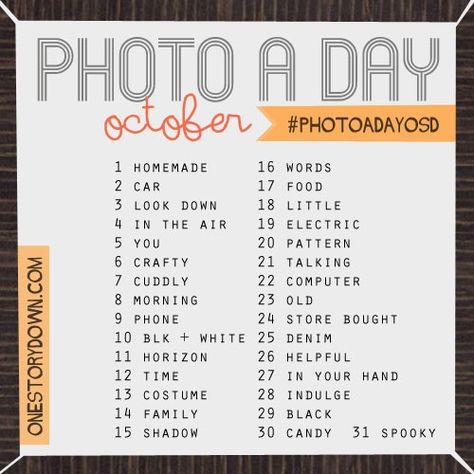 october photo a day challenge | October photo a day challenge | inspiration and humor Doodle Challenge, December Photo Challenge, December Challenge, Photo A Day Challenge, Photo Prompts, Instagram Challenge, Photography Challenge, Photography 101, December Daily