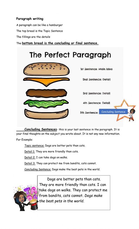 Paragraph writing online worksheet for std1. You can do the exercises online or download the worksheet as pdf. Paragraph Writing Format, Free Paragraph Writing Worksheets, Good Topic Sentences Paragraph Writing, Writing A Paragraph Worksheet, Paragraph Writing Tips, Single Paragraph Outline, How To Make Paragraphs Longer, Paragraph Structure Worksheet, How To Write Paragraphs