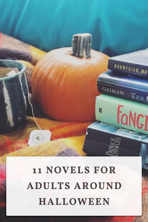 Halloween Themed Books For Adults, Best Books For Halloween, Halloween Themed Book Club, Classic Halloween Books, Halloween Bookclub Ideas, Best Halloween Books For Adults, Fall Themed Books For Adults, Spooky Fall Books, Books To Read For Halloween