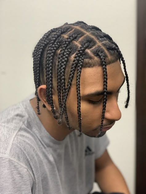 Travis Scott Hairstyle, Men’s Box Braids, Travis Scott Hair, Travis Scott Braids, Braids Man, Boy Box Braids, Box Braids Men, Braids With Fade, Hair Twists Black