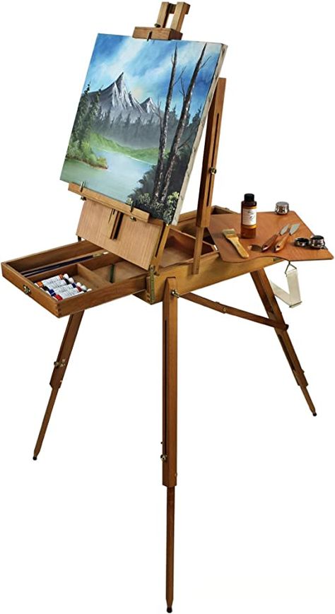 Diy Study Table, Diy Easel, Painting Easel, Sketch Box, Diy Water Fountain, Artist Easel, Art Easel, Diy Water, Easels