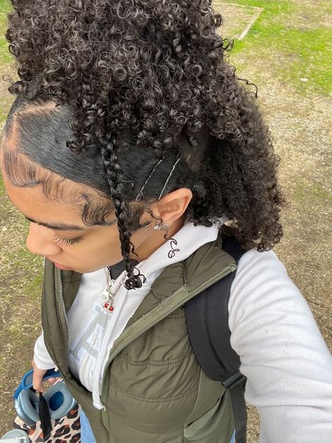 Cabello Afro Natural, 4b Hair, Cute Natural Hairstyles, Mixed Curly Hair, Quick Natural Hair Styles, Cute Curly Hairstyles, Girls Natural Hairstyles, Curly Hair Styles Easy, Hairdos For Curly Hair