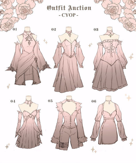 Clothing Reference Drawing Dress, Sketches Of People Making Out, Shounen Character Design, Oc Fantasy Outfit Ideas, Angle Outfit Drawing, Dress Idea Drawing, Clothing Bases Drawing, Outfit Ideas Fantasy Drawing, Anime Dress Drawing Sketch