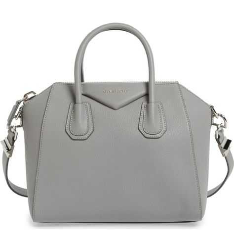 Main Image - Givenchy 'Small Antigona' Leather Satchel Givenchy Antigona, Winter Wardrobe Essentials, Givenchy Bag, Leather Tote Purse, Givency Antigona Bag, Satchel Purse, Interior Wall, Bag Style, Grey Leather