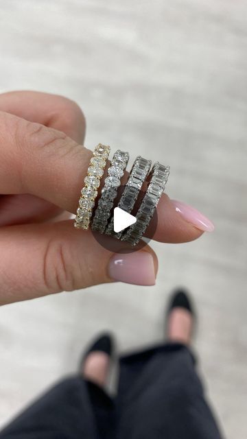 Dana Rebecca Designs on Instagram: "Introducing halfway diamond bands! Get the big look you want at a lower price point

#danarebecca #weddingband #diamondband #halfwayband" Dana Rebecca Designs, Diamond Bands, New Outfits, Wedding Bands, Band, On Instagram, Instagram