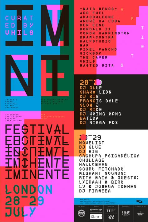 FESTIVAL IMINENTE- ART BEFORE BREXIT - I Support Street ArtI Support Street Art Art Festival Poster, Festival Flyer, Music Festival Poster, Typography Layout, Plakat Design, Typographic Poster, Poster Layout, March 2024, Festival Design