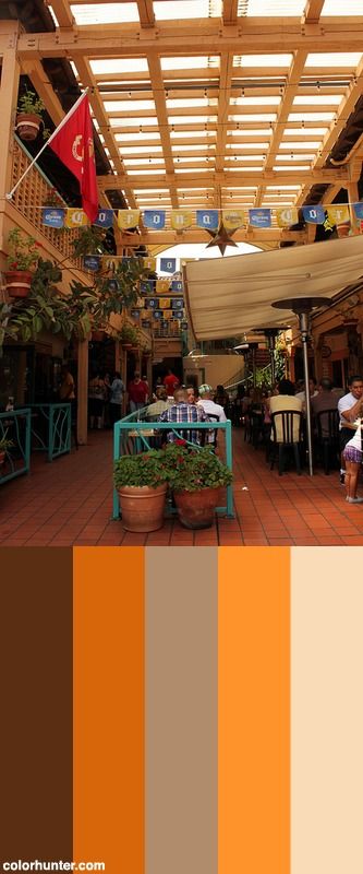 Cafe Coyote Mexican Restaurant Color Scheme Restaurant Color Scheme, Restaurant Color Palette, Mexican Color Palette, Mexican House, Mexican Colors, Modern Mexican, Modern Restaurant, House Things, Game Inspiration