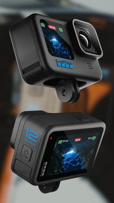 From hiking to diving, GoPro HERO12 Black is the choice for adventurers. Waterproof and durable, this camera keeps pace with you. Go Pro Camera, Best Camera Phone, Pen Camera, Teknologi Gadget, Tech Gadget, Office Gadgets, Power Socket, Waterproof Camera, Gopro Camera