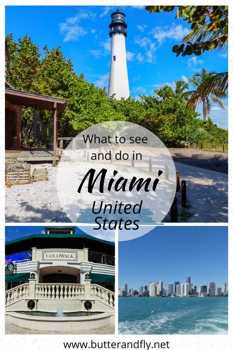 Miami is a popular destination for those seeking sun, beaches, shopping and fun. Here are some ideas on what to do in one of the most famous cities in the United States! #miami #unitedstates #beaches #miamibeach What To Do In Miami, Crandon Park, Famous Lighthouses, Domestic Bliss, Famous Cities, Sunny Isles Beach, Beach Park, Beach Shop, Amazing Travel Destinations