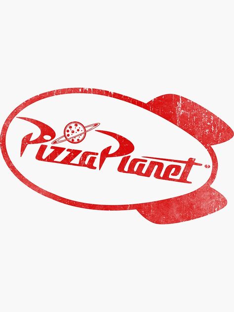 Planet Stickers, Witcher Wallpaper, Logos Retro, Pizza Logo, Pizza Planet, Disney Sticker, Diy Birthday Decorations, Easy Canvas Painting, Retro Logos