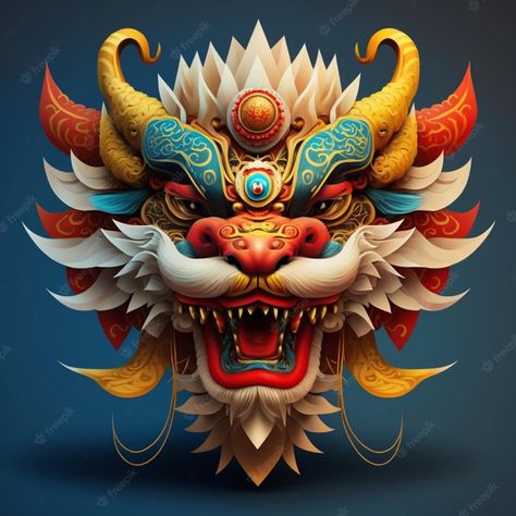 Chinese Dragon Head, Chinese Dragon Drawing, Chinese Dragon Art, Dragon 2024, Chinese Dragons, Dragon Chino, 2024 Art, Spiritual Paintings, Dragon Face