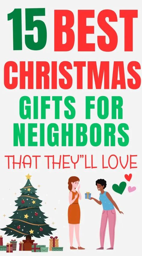 Xmas Gifts For Neighbors Friends, Christmas Present For Neighbors, Diy Gifts For Neighbors Christmas, Neighbour Christmas Gifts, Neighbor Xmas Gift Ideas, Small Christmas Gifts For Neighbors, Christmas For Neighbors, Lds Neighbor Christmas Gifts, Christmas Baskets For Neighbors