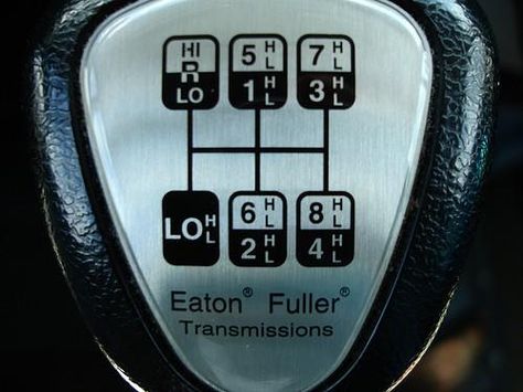 Eaton Fuller 18 Speed split shift transmission. Trucker Tattoo, Eaton Fuller, Custom Lifted Trucks, Shift Pattern, Custom Truck, Lifted Truck, Mack Trucks, Peterbilt Trucks, Big Rig Trucks