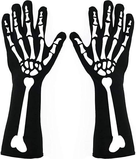 Reaper Halloween Costume, Skeleton Accessories, Finger Skeleton, Halloween Dance Party, Realistic Costumes, Skeleton Gloves, Hand Skeleton, Bone Hand, Box Costumes