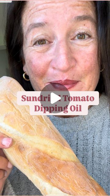 Diane Morrisey on Instagram: "I went to a party at my sisters House over the summer and at the dinner table, each guest was given a little crock of this to dip their bread into.  I was obsessed. It was the most delicious dipping oil and I would have been perfectly happy if this was all I was served for dinner. 
She let me know she got the recipe from @frohneats and I’ve been making it ever since.  Thanks for the inspo Brandon!
.
.
.
Sun-dried Tomato Dipping Oil 
.
.
1 cup extra virgin Olive Oil
2 tbsp balsamic vinegar 
1/4 cup sun dried tomato, chopped 
1/4 cup Pitted Kalamata Olives, chopped 
1 tbls garlic, chopped 
1/4 cup parsley, chopped 
2 tbls basil, chopped 
Zest 1 Lemon
1 tsp smoked paprika 
2 tsp red chili flakes 
1/2 tsp salt 

Combine everything in a shallow wide bowl and mix we Sundried Tomato Dipping Oil, Sun Dried Tomato Dipping Oil, Bread Dipping Oil Recipe Balsamic Vinegar, Diane Morrisey Recipes, Dipping Oil, Vegan Party Food, Healthy Dips, Best Appetizer Recipes, Snack Dip